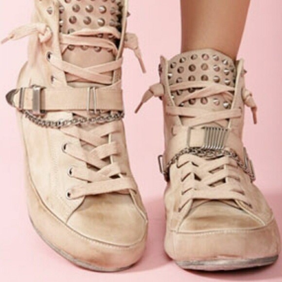 Sam Edelman Shoes - Sam Edelman distressed high top sneakers